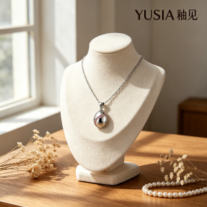 YUSIA 釉见 流光彩蛋简约吊坠项链