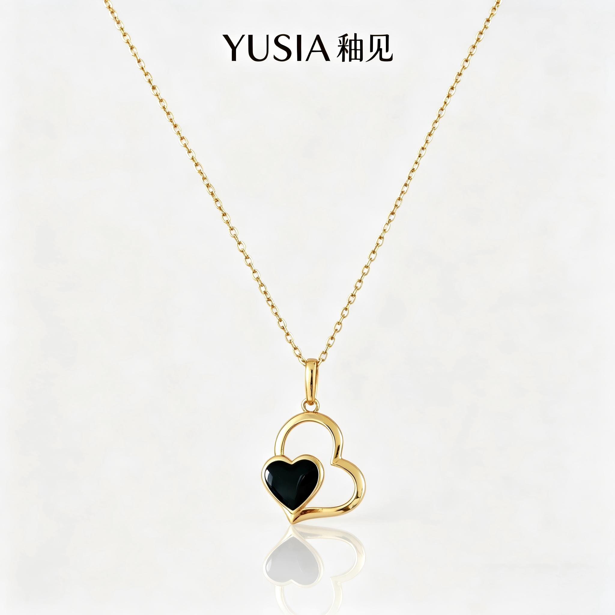 YUSIA釉见 同心环扣轻奢项链