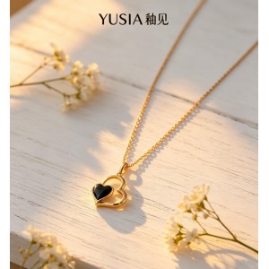 YUSIA釉见 同心环扣轻奢项链